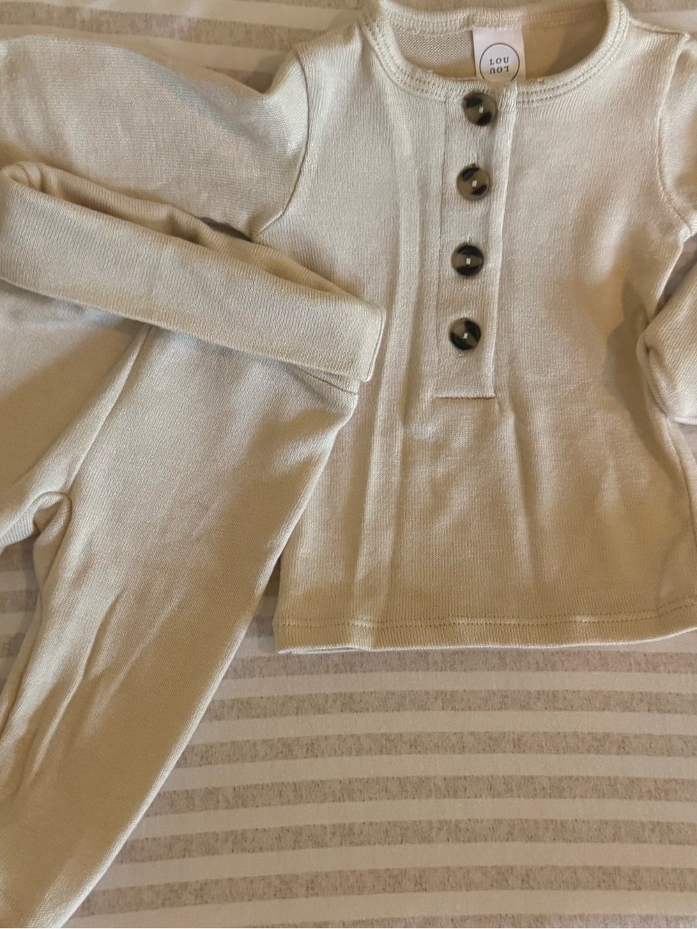 Lou Lou & Company Cream Knit Two-Piece Set